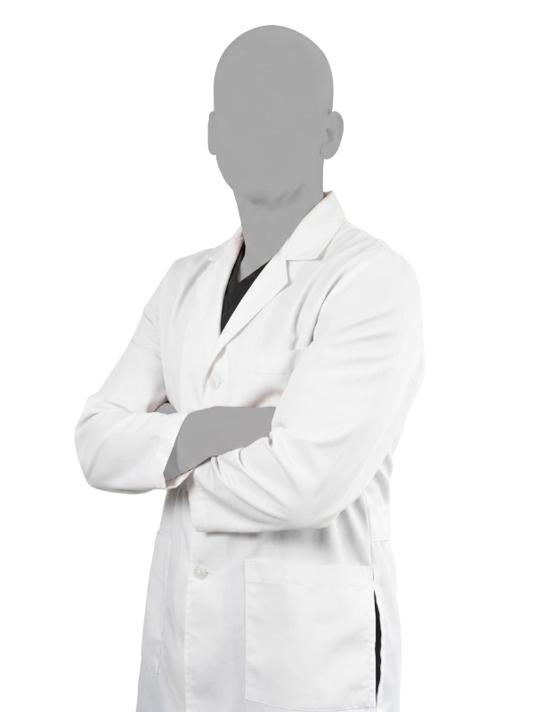 Doctor_placeholder_optimized A healthcare provider wearing a white medical coat. He has a calm and approachable expression, and his arms are gently crossed. The image conveys confidence, professionalism, and warmth suitable for a clinical